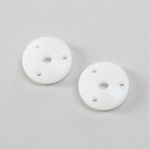 Team Losi Racing Machined Shock Pistons, Thin, 3 x 1.4mm, G3 (2)