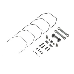 Team Losi Racing Rear Sway Bar Set Laydown 22 4.0