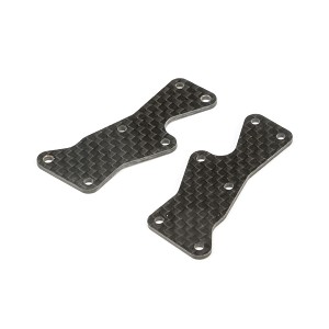 Team Losi Racing Front Arm Inserts, Carbon: 8X