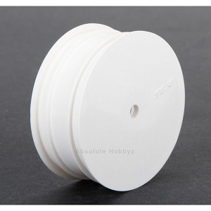 Team Losi Racing Front Wheel, 12mm Hex, White (2): 22 3.0