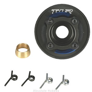 Team Losi Racing Prebuilt Clutch, 4 Shoe, HA Alum: 8B, 8T