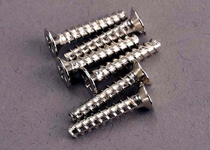 Traxxas 3x15mm Countersunk Self-Tapping Screws (6)