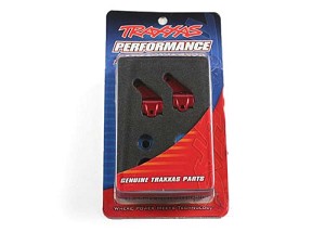 Traxxas Red Anodized 6061-T6 Aluminum Steering Blocks (1pr)