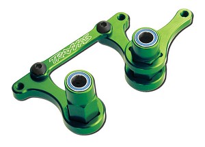 Traxxas T6 Aluminum Steering Bellcrank w/ Drag Link  (Green)