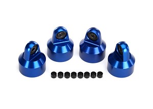 Traxxs X-Maxx Shock Caps Aluminum (blue-anodized)