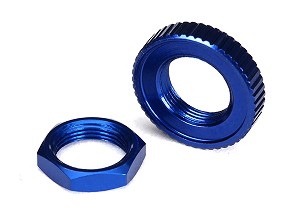 Traxxas 4-Tec 2.0 Aluminum Servo Saver Nuts (Blue)