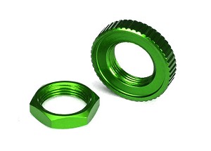Traxxas 4-Tec 2.0 Aluminum Servo Saver Nuts (Green)