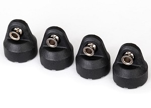 Traxxas Shock Caps (Black) (4)