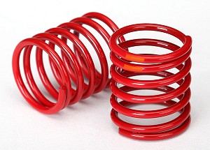 Traxxas Spring  Shock (Red) (3.325 Rate, Orange Stripe) (2)