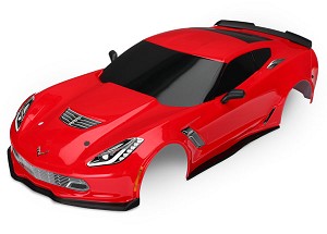Traxxas Chevrolet Corvette Z06 Painted Body (Red)