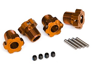 Traxxas 17mm Splined Wheel Hub Hex (Gold) (4)
