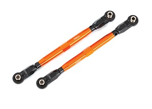 Traxxas Toe Links Wide Maxx Tubes Aluminum Anodized Orange