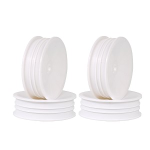 TZO 1/10 2WD 2.2 Front White Wheels (4pcs)