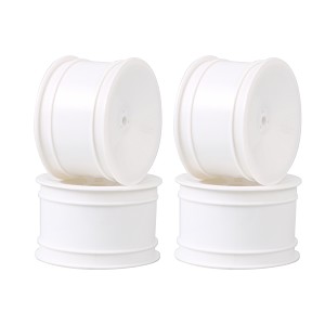 TZO 1/10 Rear 2.2 White Wheels (4pcs)