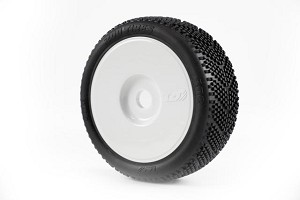 TZO 1:8 Buggy 400 Pre-Glued Set (Soft) (White) 4pcs