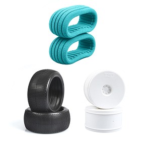 TZO T202 1/8 Truggy Clay Green Ultra  Pre Glued Set (White) 2pcs