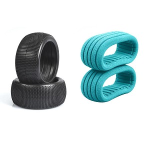 TZO T202 1/8 Truggy Ultra Soft Clay Tyres with Foam (2pcs)