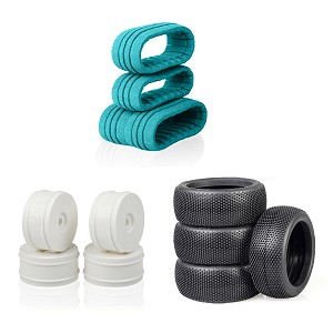 TZO 1:8 Buggy 202-Clay-Green Ultra Pre-Glued Set (White) 4pcs