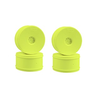 TZO Tires 1/8 Truggy Wheel Set (Yellow) (4)