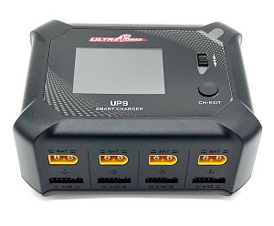 Ultra Power UP9 Four Port Multi-Chemistry AC/DC Smart Charger