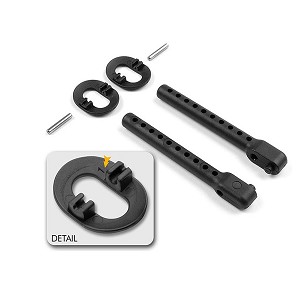 Xray Composite Rear 6mm Adjustable Body Mount Set +1mm Height