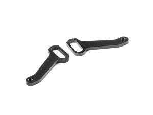 Xray X4 Aluminum Front Steering Plate - Swiss 7075 T6 (2)