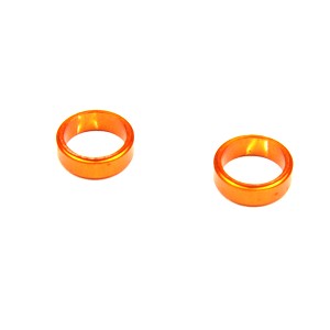 Xray Aluminum Shim For Radial Play Adjustment Of Steering Arm - Orange (2)
