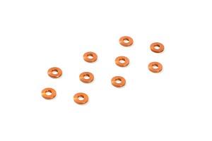 Xray Aluminum Shim 3x7x1.0mm - Orange (10)