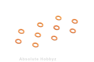Xray Aluminum Shim 3X5X0.5mm - Orange (10)