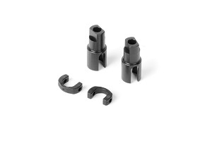 Xray Steel Solid Axle Driveshaft Adapter - Hudy Spring Steel™ (2)