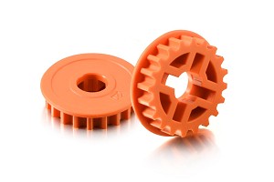 Xray Fixed Pulley 20t - Low Friction - Graphite (2)
