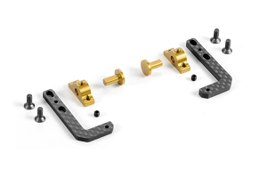 Xray T4 Graphite + Brass Fully Adjustable Battery Holder