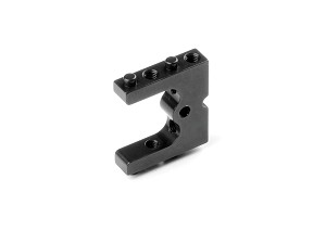 Xray X4 Aluminum Servo Mount - Black 