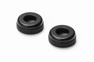 Xray Aluminum Cap For Xray Shock Body #308322 - Black (2)