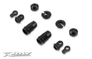 XRAY Composite Shock Parts - Rebound Hole - Short