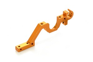 XRAY Alu Lower Bulkhead Rear - Swiss 7075 T6 - Left