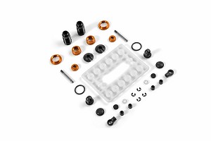 XRAY Alu Shock Absorber Set - Orange (2)