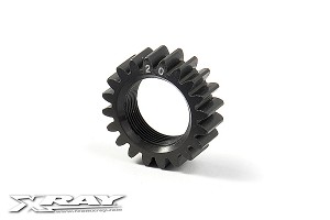 Xray XCA Alminum 7075 T6 Hard Coated Pinion Gear - 20T (2nd)