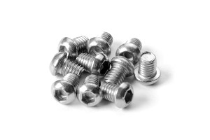 Xray Hex Screw Sh M3x4 Small Head - Stainless  (10)